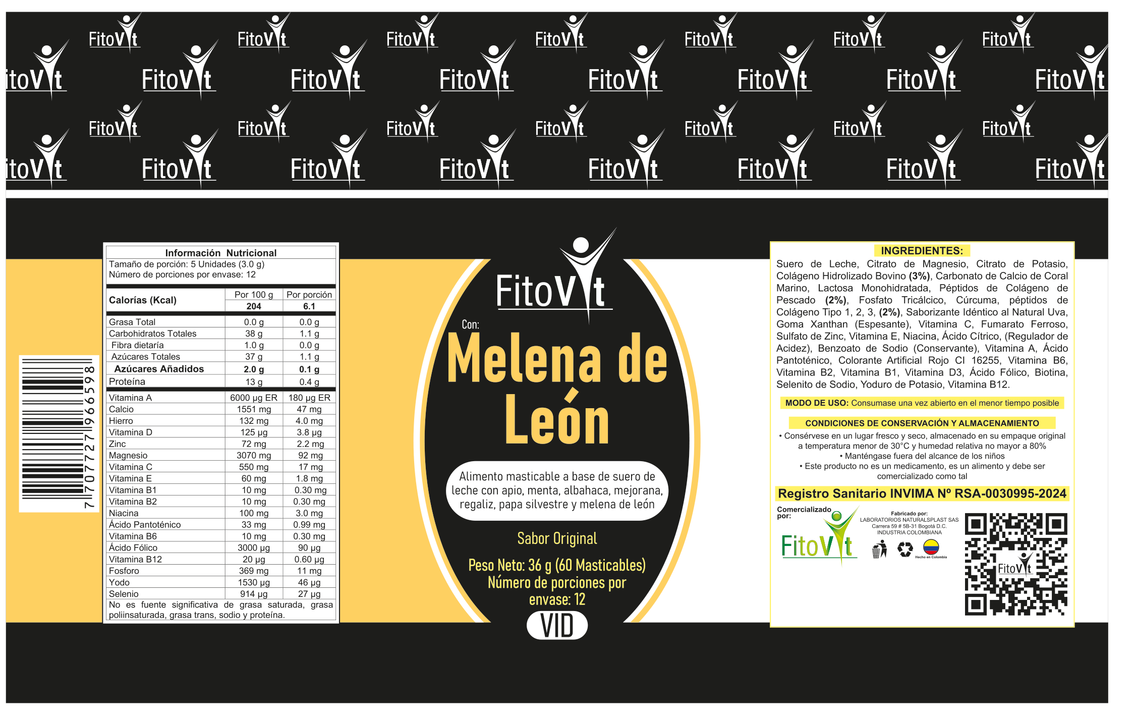 Melena de León x60 und Fitovit