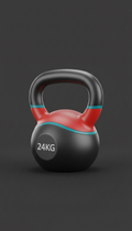 Kettlebell de acero pulido