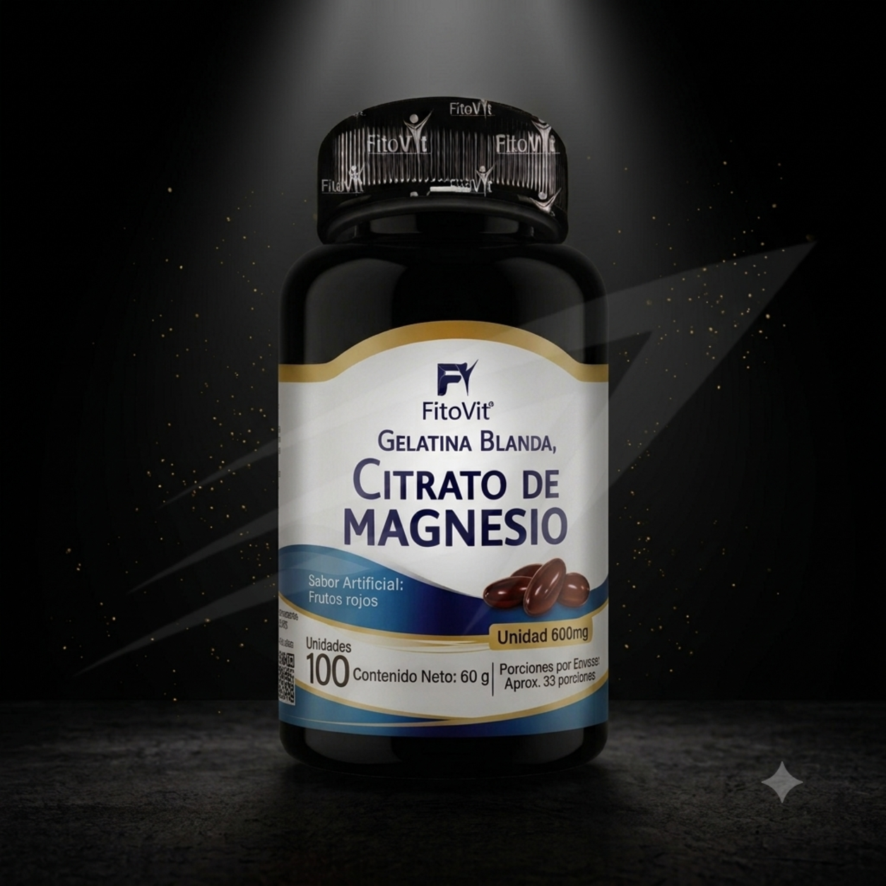 Citrato de Magnesio 600mg x100 Und Softgels - Fitovit