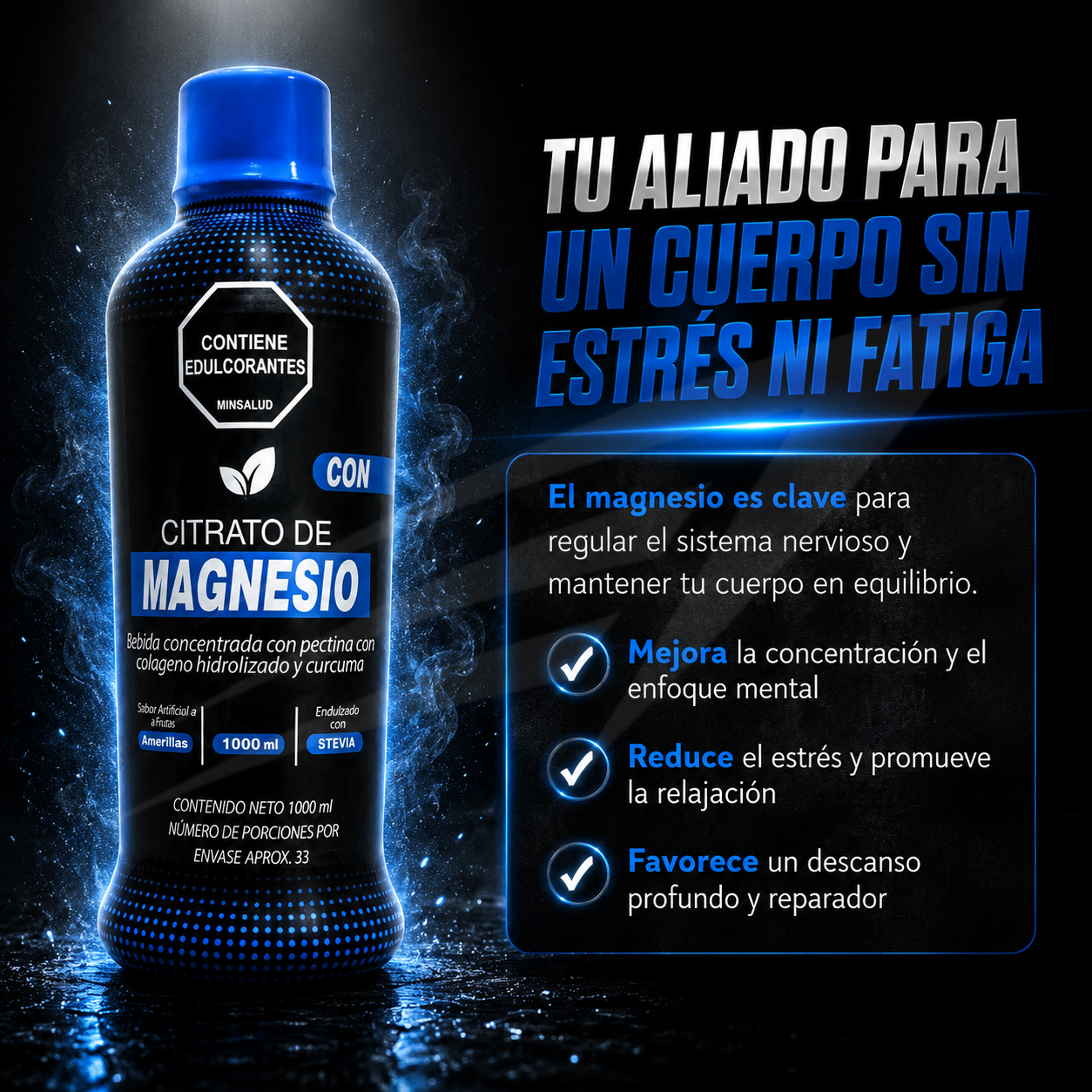 Citrato de Magnesio Vitalcom x1000ml