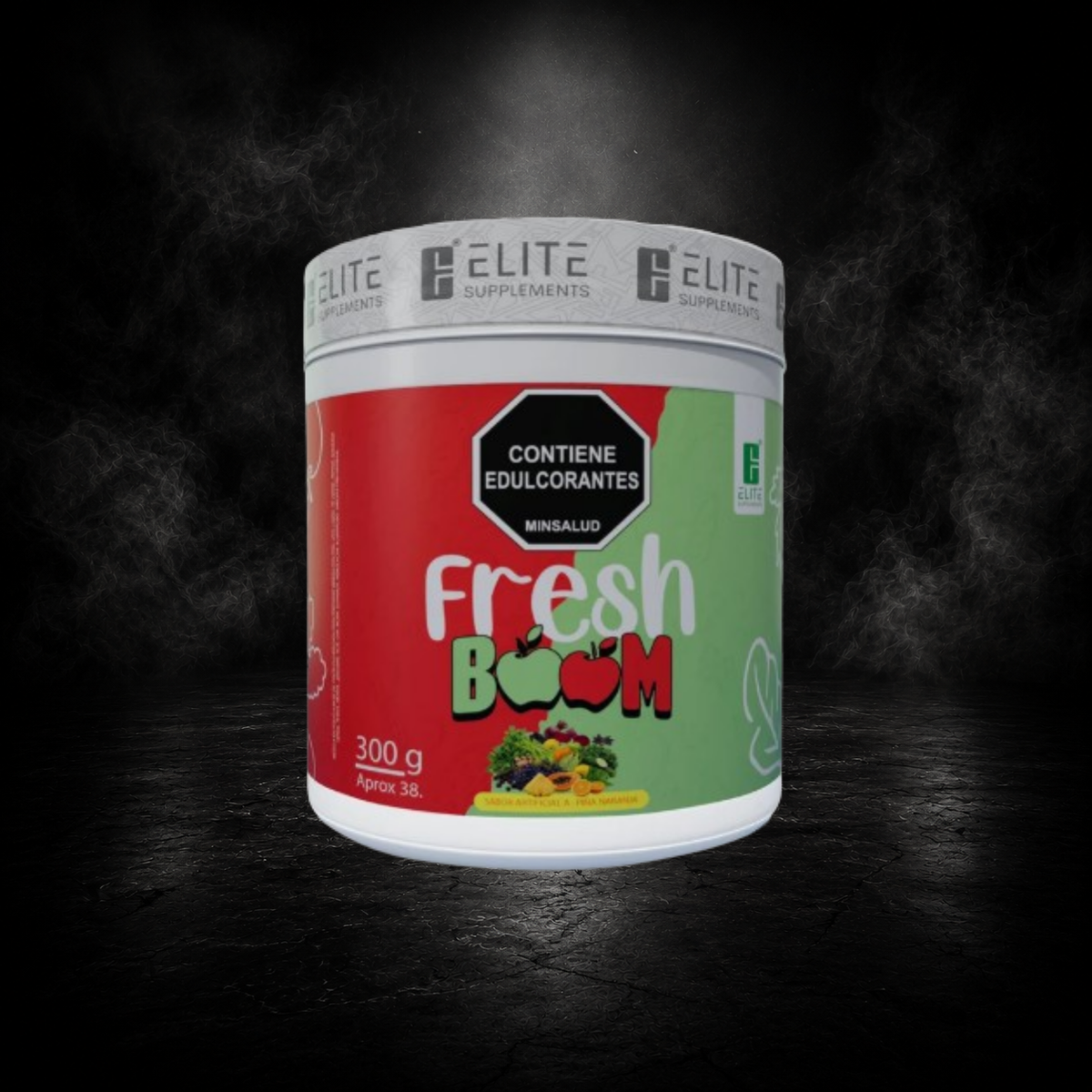 Fresh Boom Batido Verde y Rojo Elite Supplements