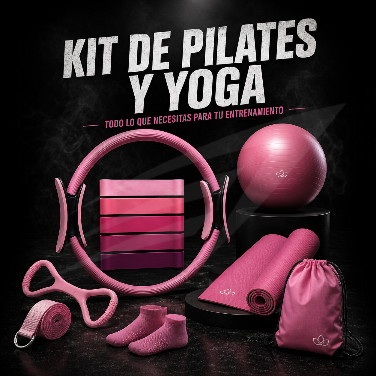 Kit de Pilates y Yoga - 13 Piezas