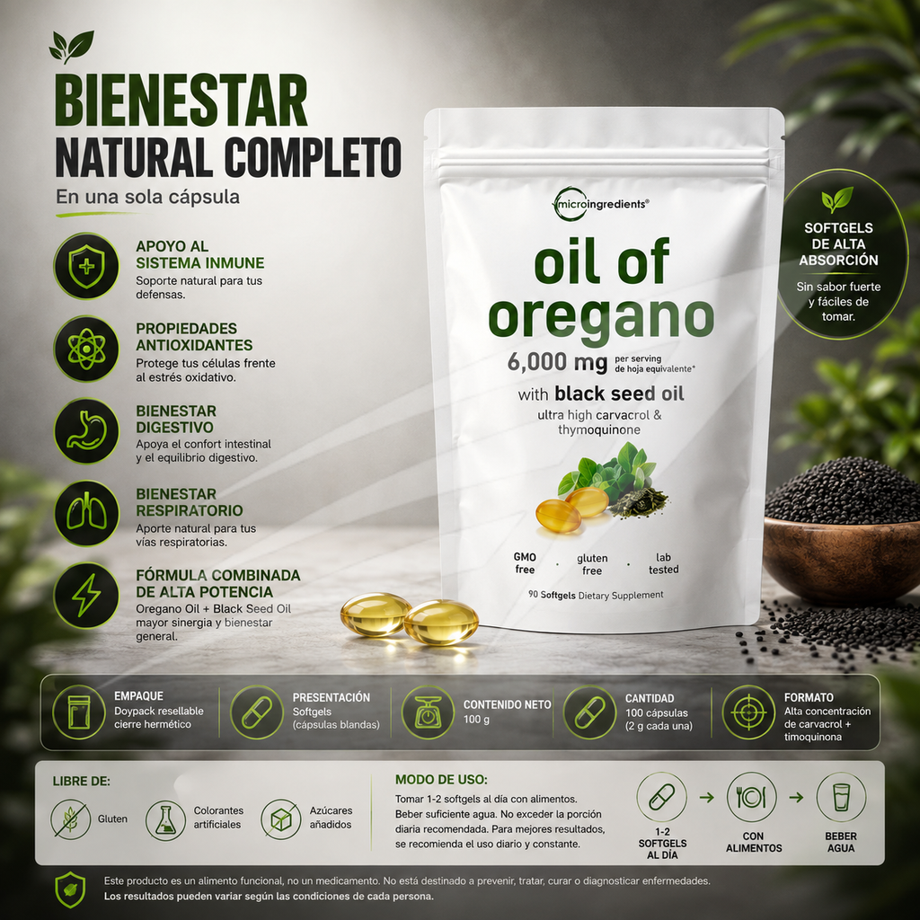 Aceite de Orégano - Resellable