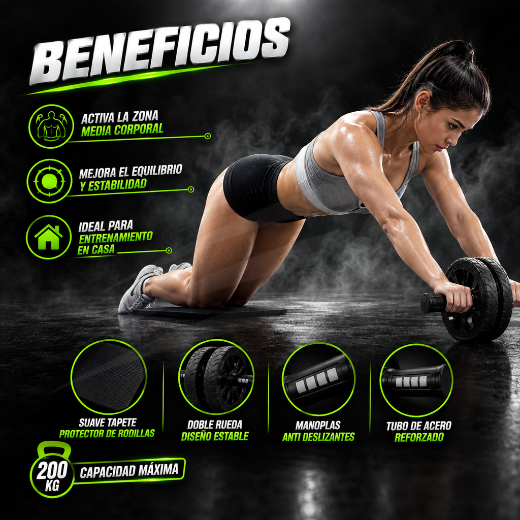 Rueda Abdominal Fortalecimiento